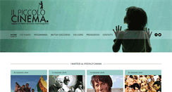 Desktop Screenshot of ilpiccolocinema.net